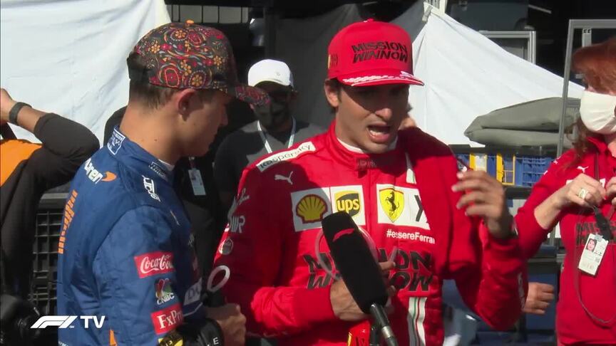 Sainz and Norris 'trash-talk' about P3 in constructors' championship