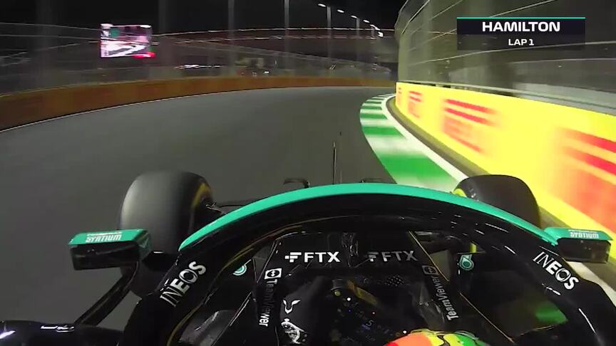 2021 Saudi Arabian Grand Prix: Best race start onboards