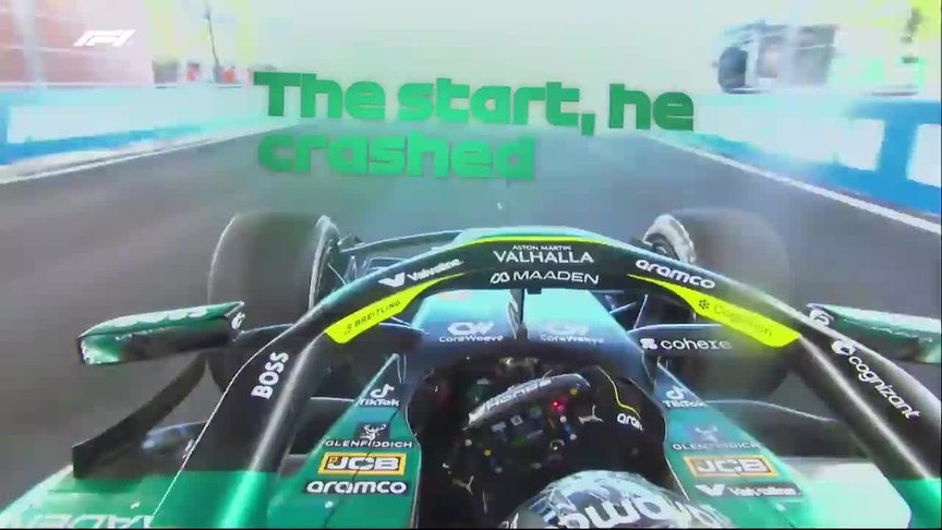 2026 Spanish Grand Prix: Alonso and Sainz make contact
