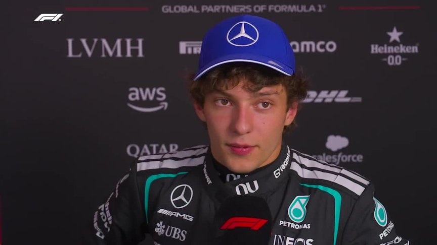 'Having Max next to me, he's a tough opponent' - Polesitter Antonelli aims to 'do everything right' in Belgian GP
