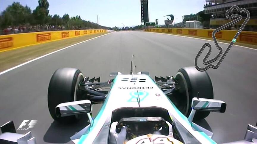 Spain 2014 - Lewis Hamilton onboard lap