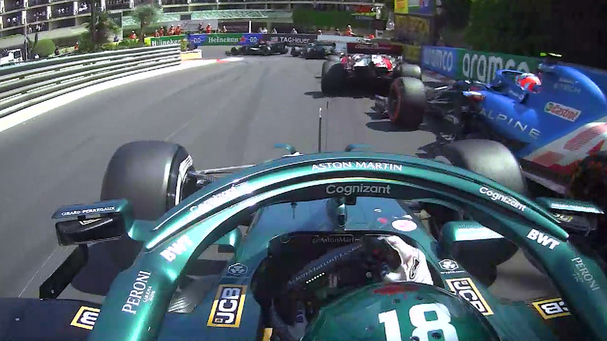 Top 10 Onboard Moments - Monaco GP 2021