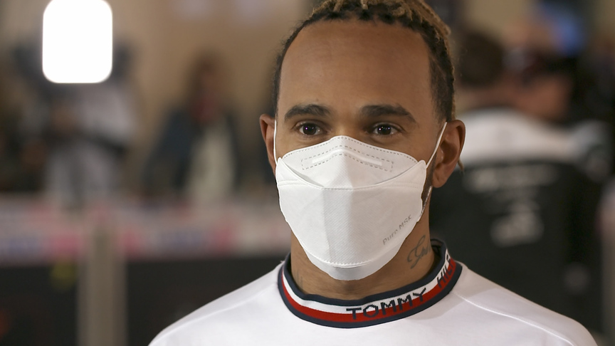 Lewis Hamilton 'genuinely quite happy' to qualify in P5 at Bahrain GP