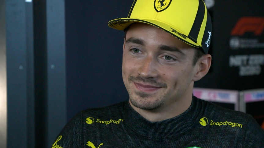 ‘It’s going to be a great race’ – Leclerc excited to face Red Bull challenge after taking pole at Monza