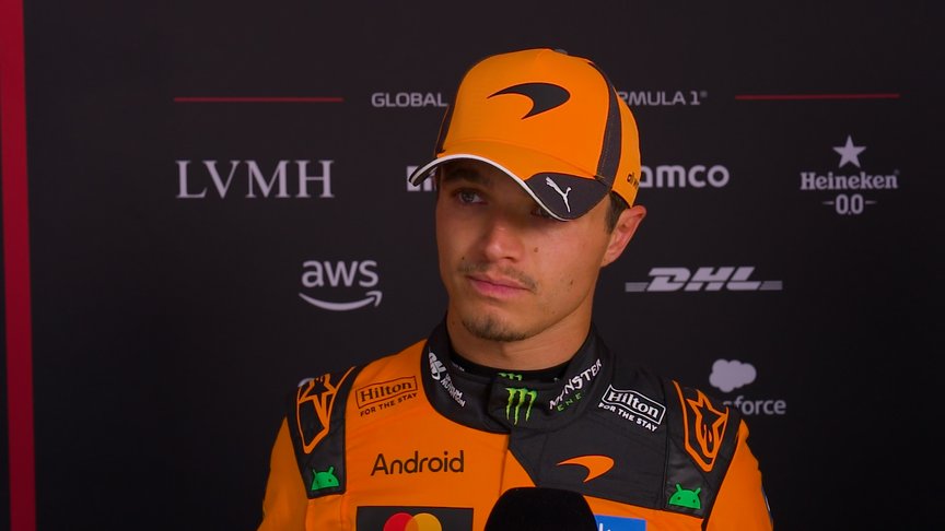 Norris 'pretty happy' after 'mega-lap' in Spa Qualifying