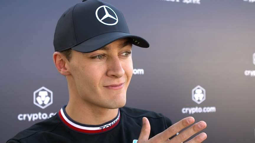 George Russell 'concerned about the car' after hitting the barriers in Q3 at the 2022 Austrian GP