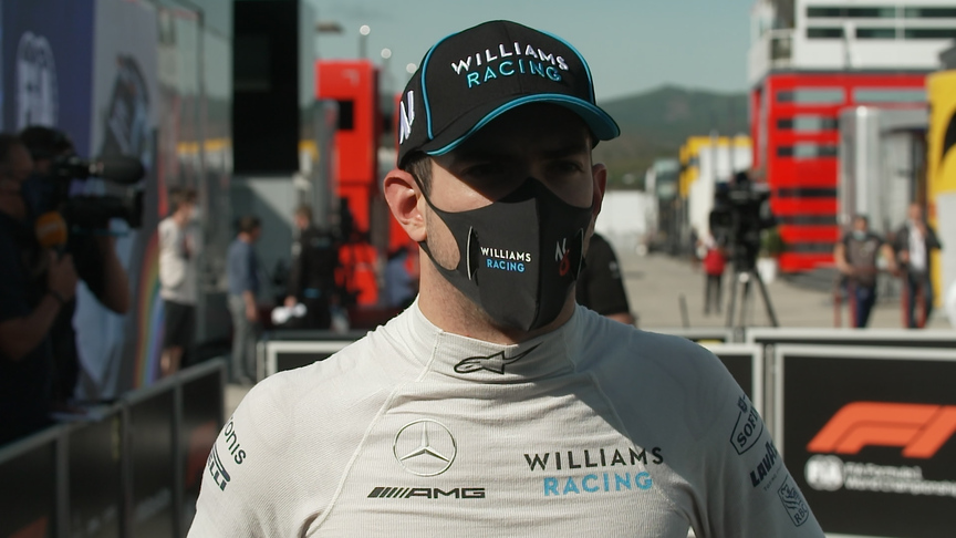 Nicholas Latifi 'didn't do any clean laps' in Portugal Q1 exit