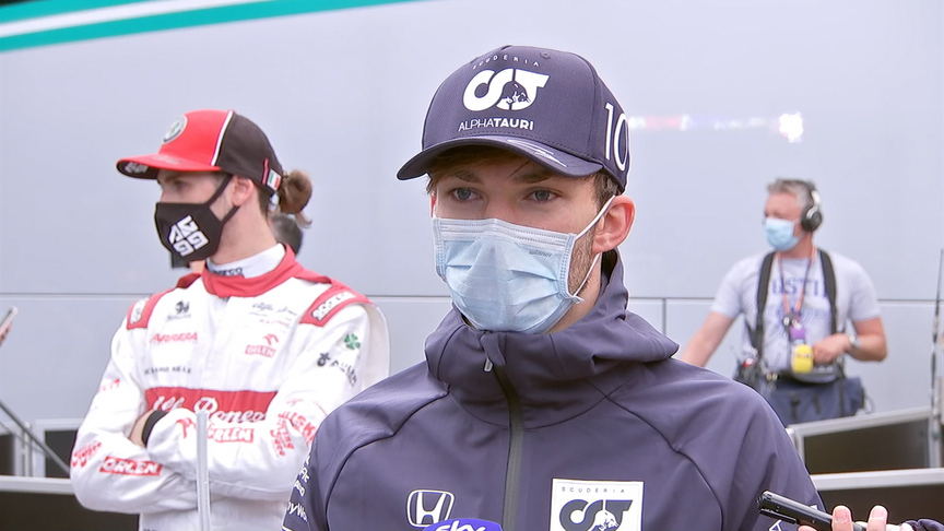 Pierre Gasly: After early spin 'the car felt quite strange'