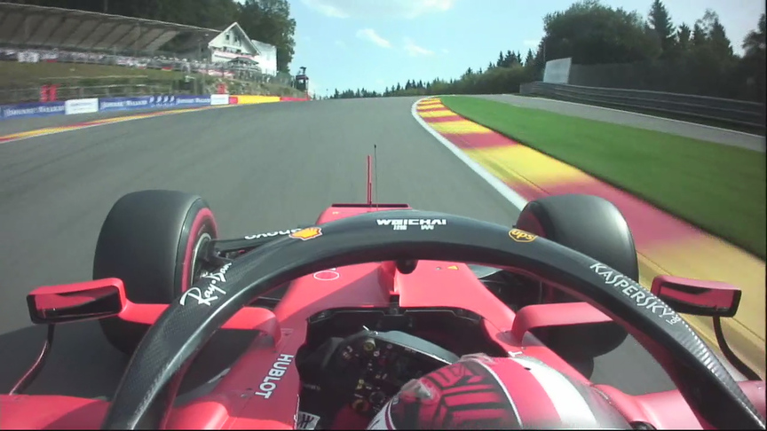 ONBOARD: Charles Leclerc's Belgian Pirelli pole position lap