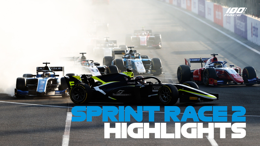  Formula 2 Highlights: 2021 Azerbaijan GP Sprint Race 2