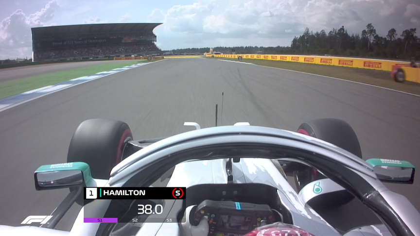 ONBOARD: Lewis Hamilton’s Germany Pirelli pole position lap