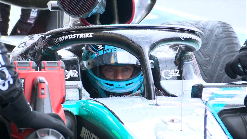 2024 British Grand Prix: Heartbreak for pole-sitter Russell as he’s forced to retire from the race