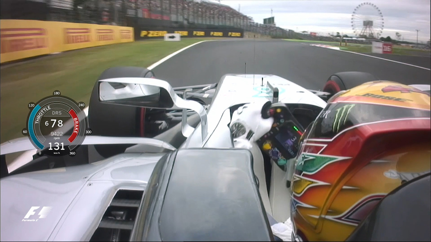 Onboard pole position lap - Lewis Hamilton, Japan 2017