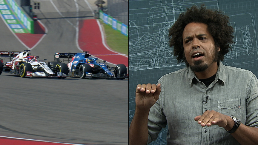 ANALYSIS: Alonso's overtaking battles with Alfa Romeo