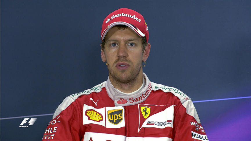 Sebastian Vettel interview nach dem Rennen in China