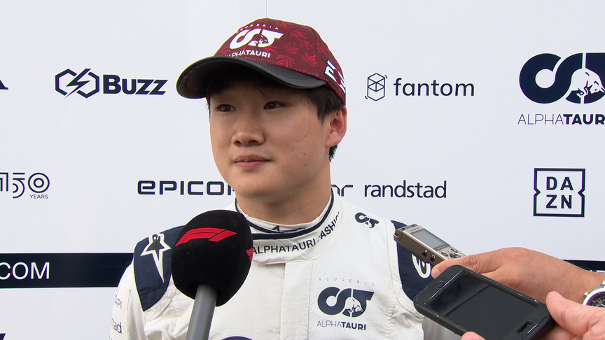 Yuki Tsunoda reflects on 'unusual' Friday practice at Silverstone