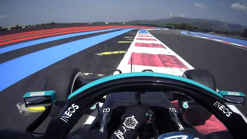 2021 French GP FP1: Mercedes unhappy on radio following Bottas wing damage