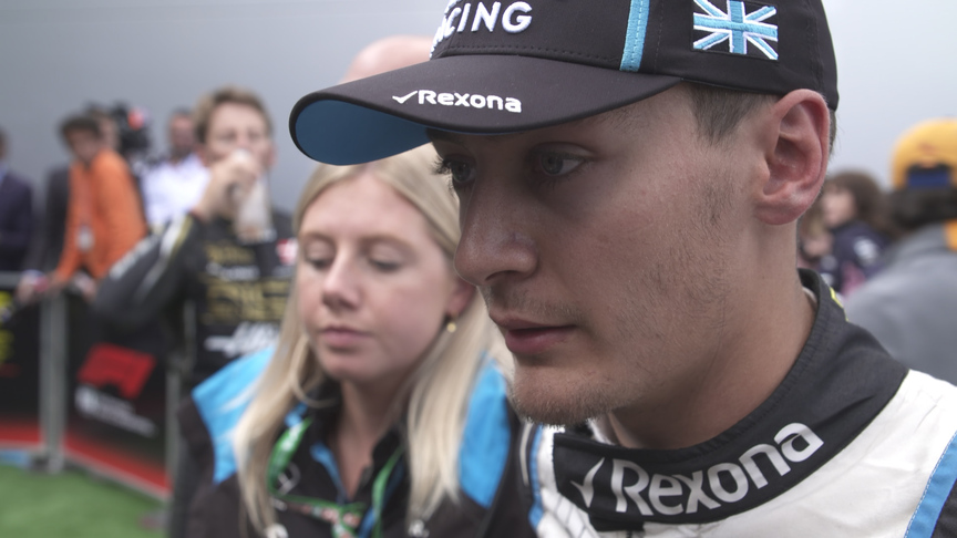 George Russell: A race to forget today