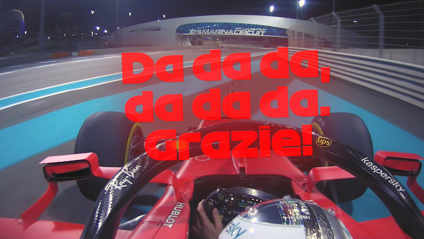 2020 Abu Dhabi Grand Prix: Vettel serenades Ferrari after final race