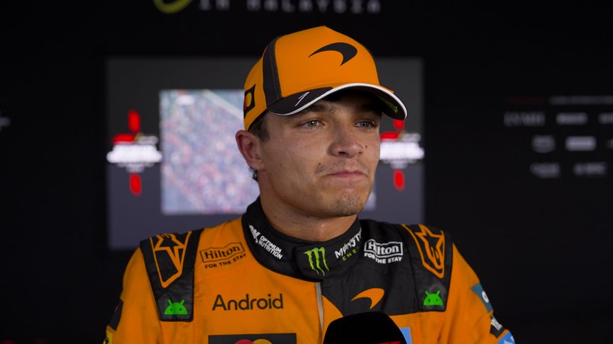 Norris admits he got ‘completely caught out’ with late near miss in Sepang