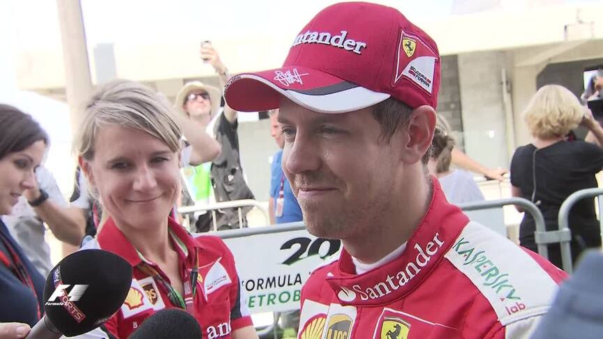 Top 3 qualifiers interviewed - Vettel