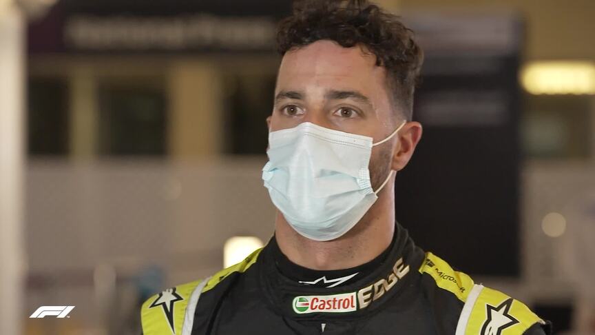 Daniel Ricciardo 'upset' by poor Renault pace at Abu Dhabi qualifying