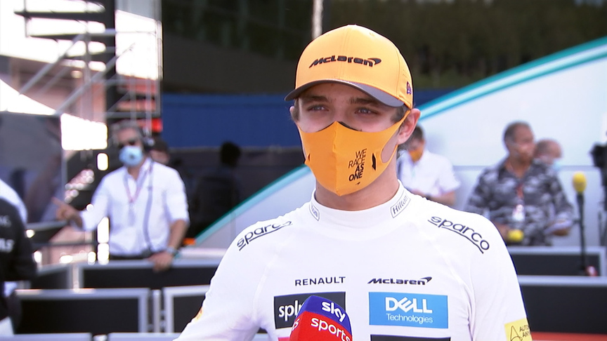 Lando Norris: 'I'm just so happy' with maiden F1 podium