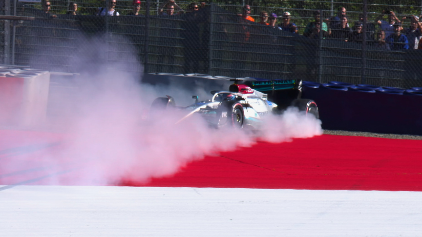 2022 Austrian GP Qualifying: Russell becomes second Mercedes to hit the wall in Q3
