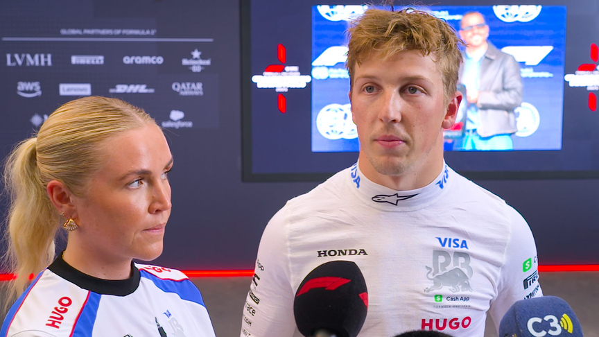 Lawson sets out target for the Grand Prix after claiming top 10 grid slot