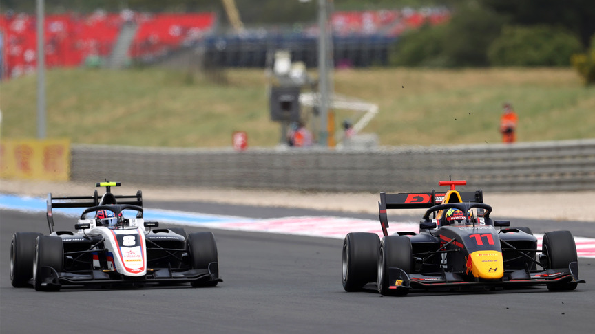 Formula 3: Alex Smolyar charges from P6 to victory in France