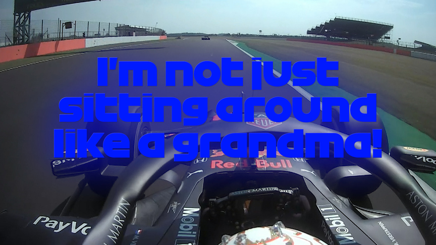 70th Anniversary Grand Prix: Verstappen refuses to sit behind ‘like a grandma’