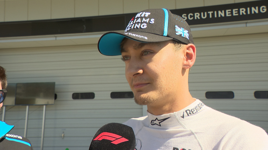 George Russell: 'Car was floating' on 'sketchy lap'