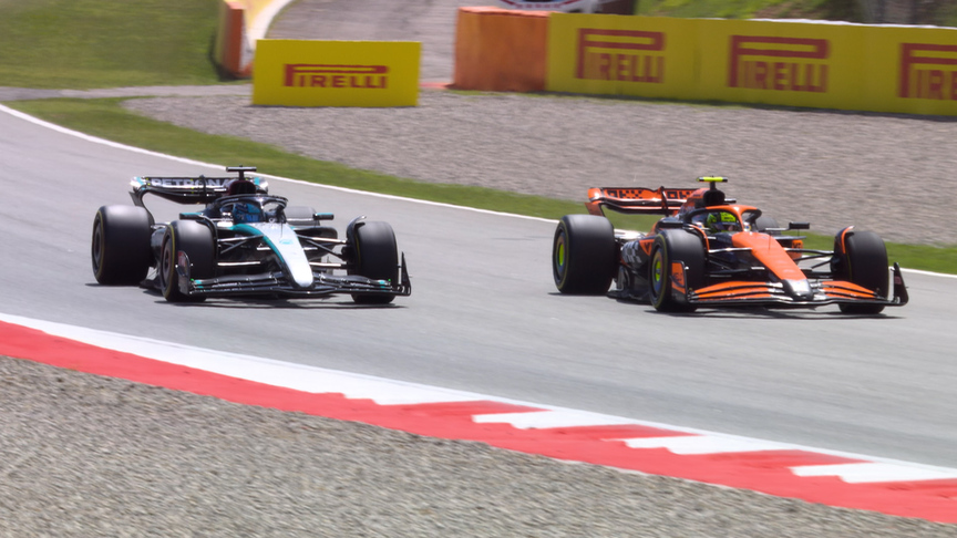 2024 Spanish Grand Prix: Norris comes out on top in wheel-to-wheel battle with Russell for P2