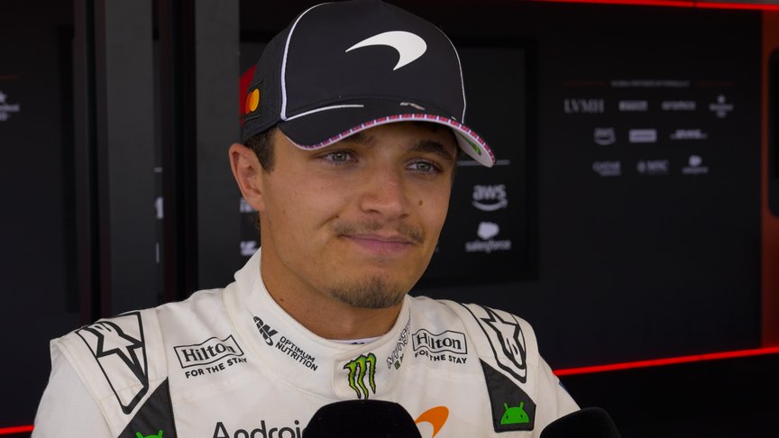Norris happy with 'pleasant surprise' of P3