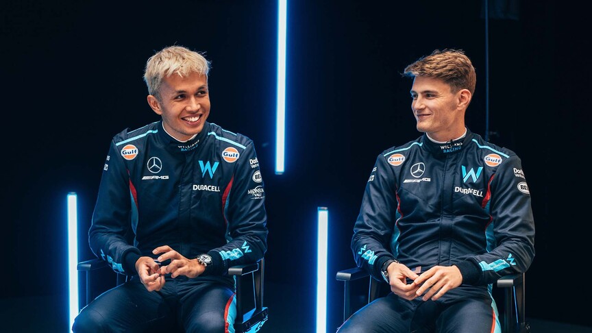 Team mates Albon and Sargeant react to Williams' 2023 F1 livery