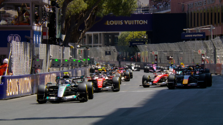 2026 Monaco Grand Prix: Antonelli leads away but Verstappen fails to launch on the race start