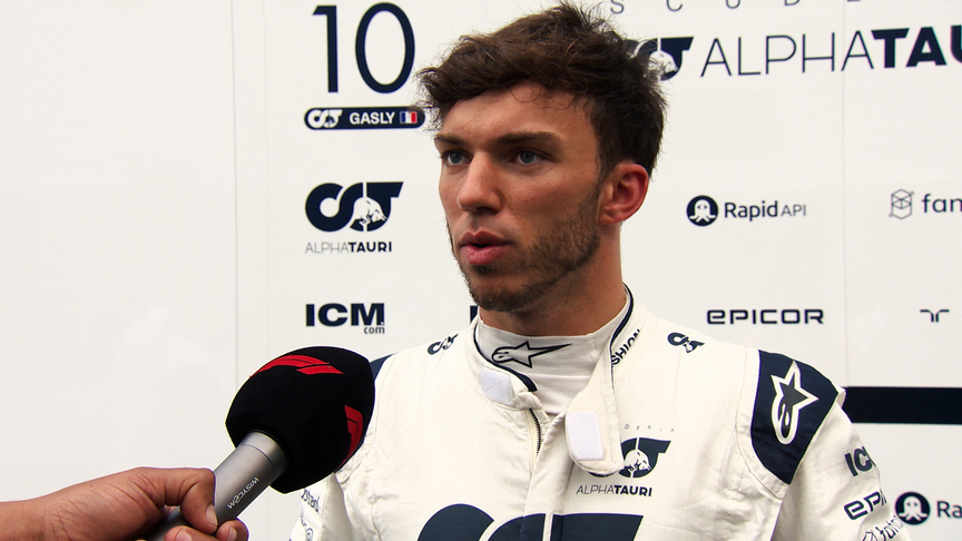 Gasly feels 'amazing' so far after practice at Baku City Circuit