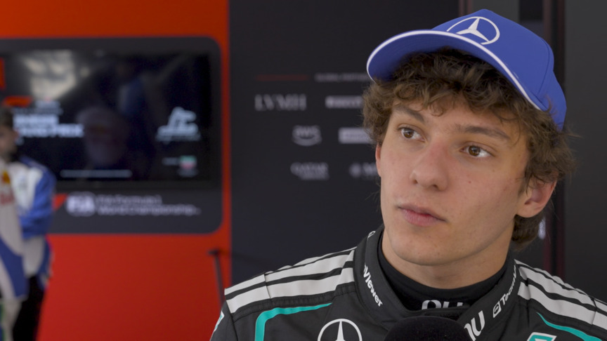 Antonelli: 'It was a crazy race' after serving penalty during Sprint in China