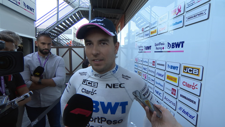 Sergio Perez: 'A positive day' despite late stoppage