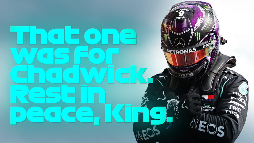 2020 Belgian GP Qualifying: Hamilton dedicates pole to Chadwick Boseman