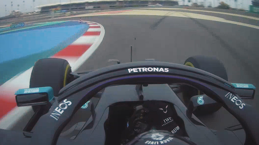 2020 Bahrain Grand Prix FP1: Onboard for Lewis Hamilton's fastest lap