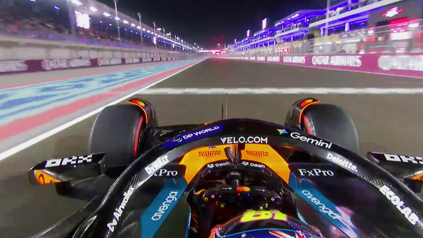 2025 Qatar GP Sprint Qualifying: Ride onboard as Oscar Piastri claims Sprint Pole