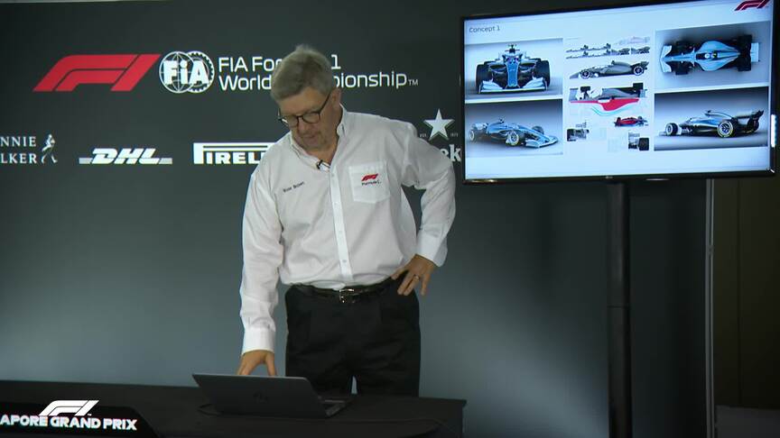 2021: Ross Brawn discusses concepts for F1's car of the future