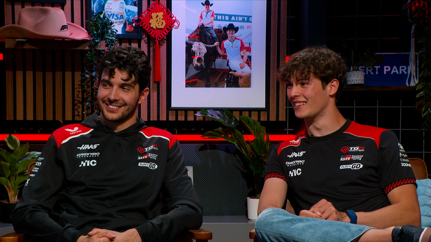 Ollie and Esteban chat F1 career and goals on The Cooldown Room
