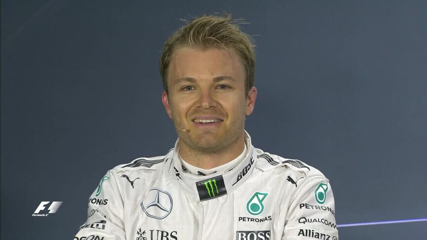 Nico Rosberg interview nach dem Qualifying in Bahrain