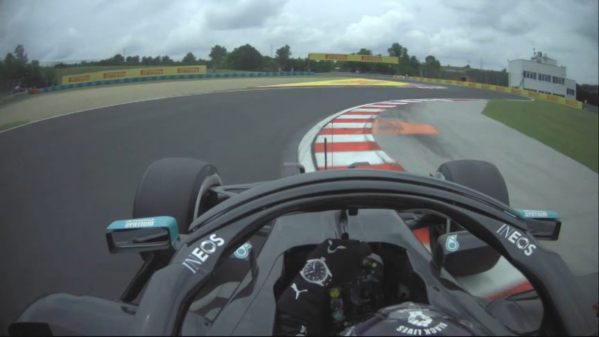 Hungary FP1: Lewis Hamilton's fastest lap