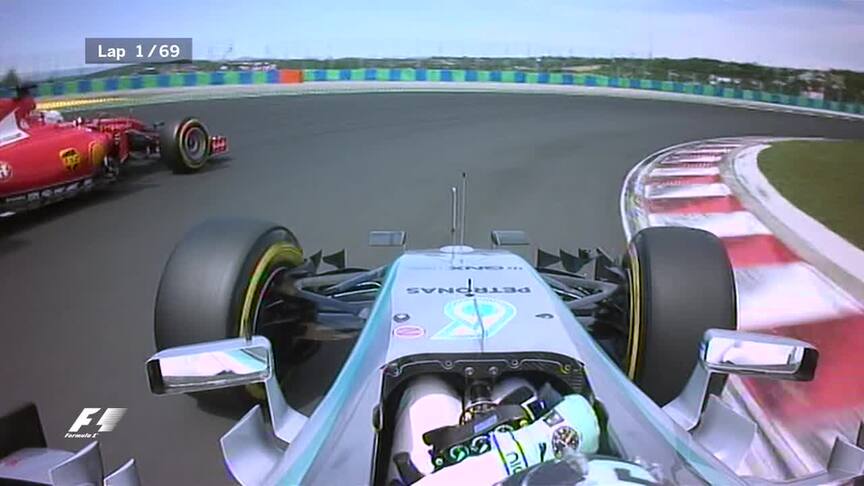 Hungary 2015 Onboard Lap 1 - Rosberg