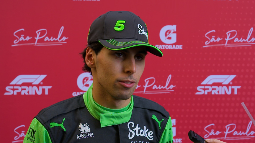 Bortoleto blown away by ‘incredible’ support from his home crowd in Sao Paulo