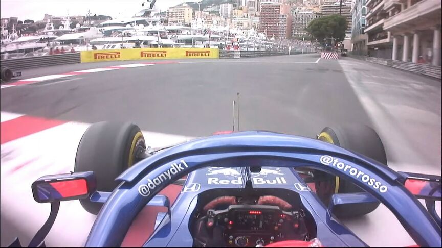 MONACO GP: Flying Kvyat goes straight on at the chicane