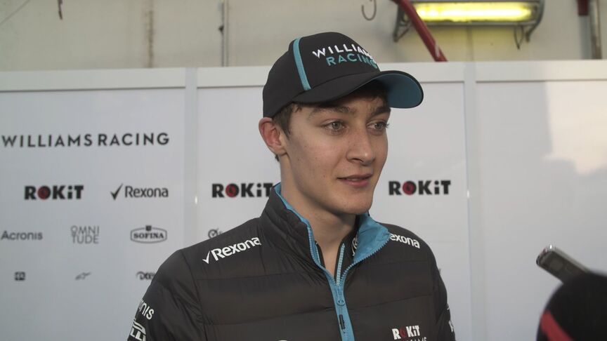 George Russell - Happy - but 'work to do' before Melbourne